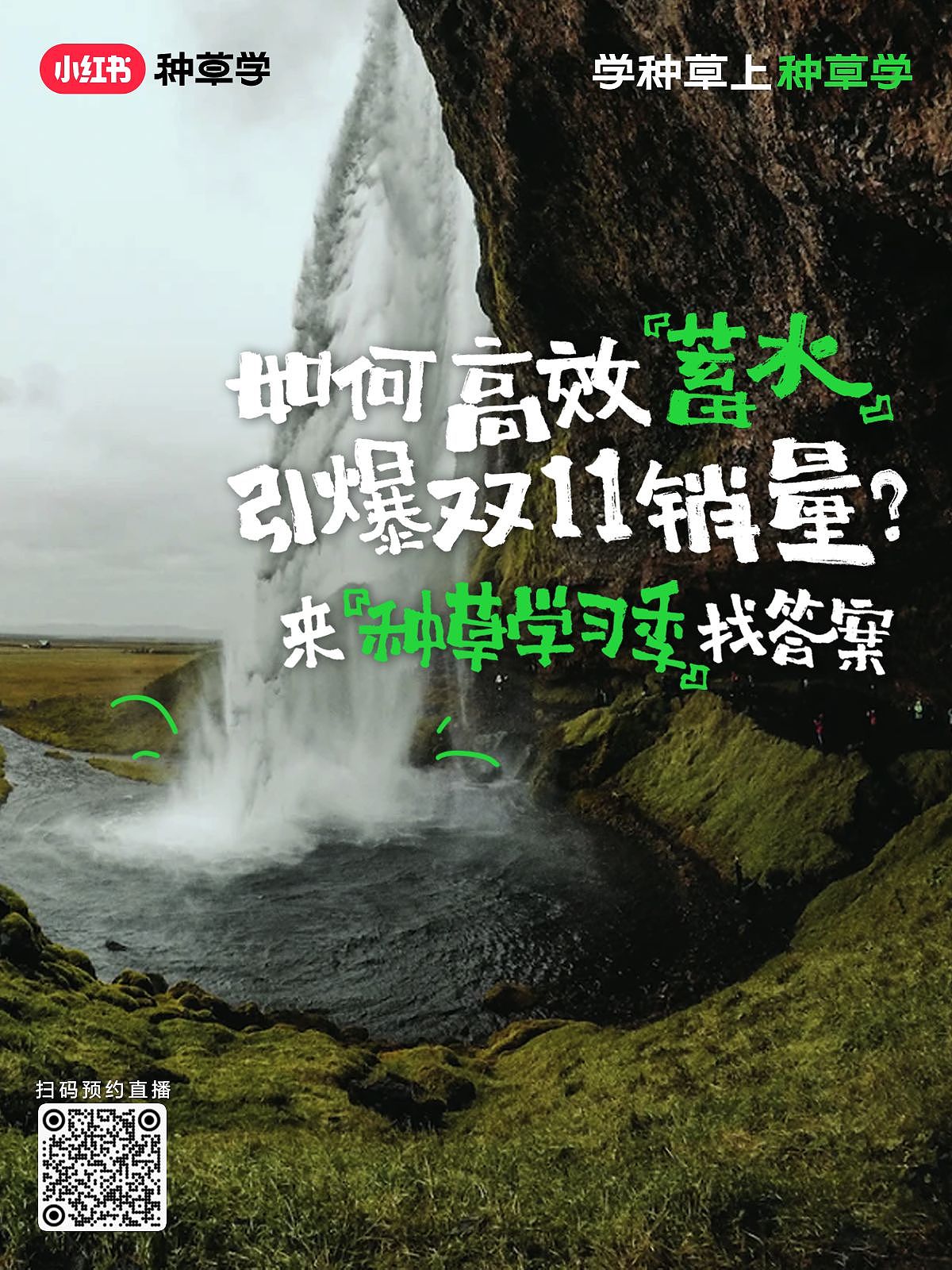 小红书『种草学』项目海报