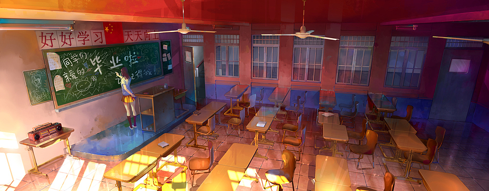 再见~同学——寒放的记忆(图ZNTM1OTE4MDA=) - 商业插画 - 站酷设计师寒放原创素材 - 站酷ZCOOL