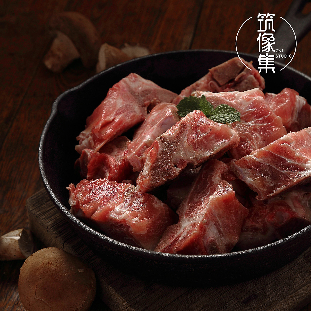 美食肉类猪蹄猪排拍摄