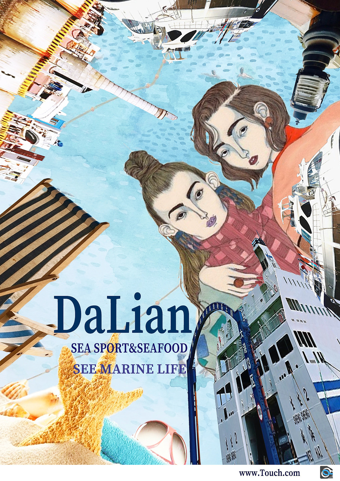 大连-宣传海报（图ZMjA3NjczNzk2） - 海报 - 站酷设计师Scarlett周原创素材 - 站酷ZCOOL