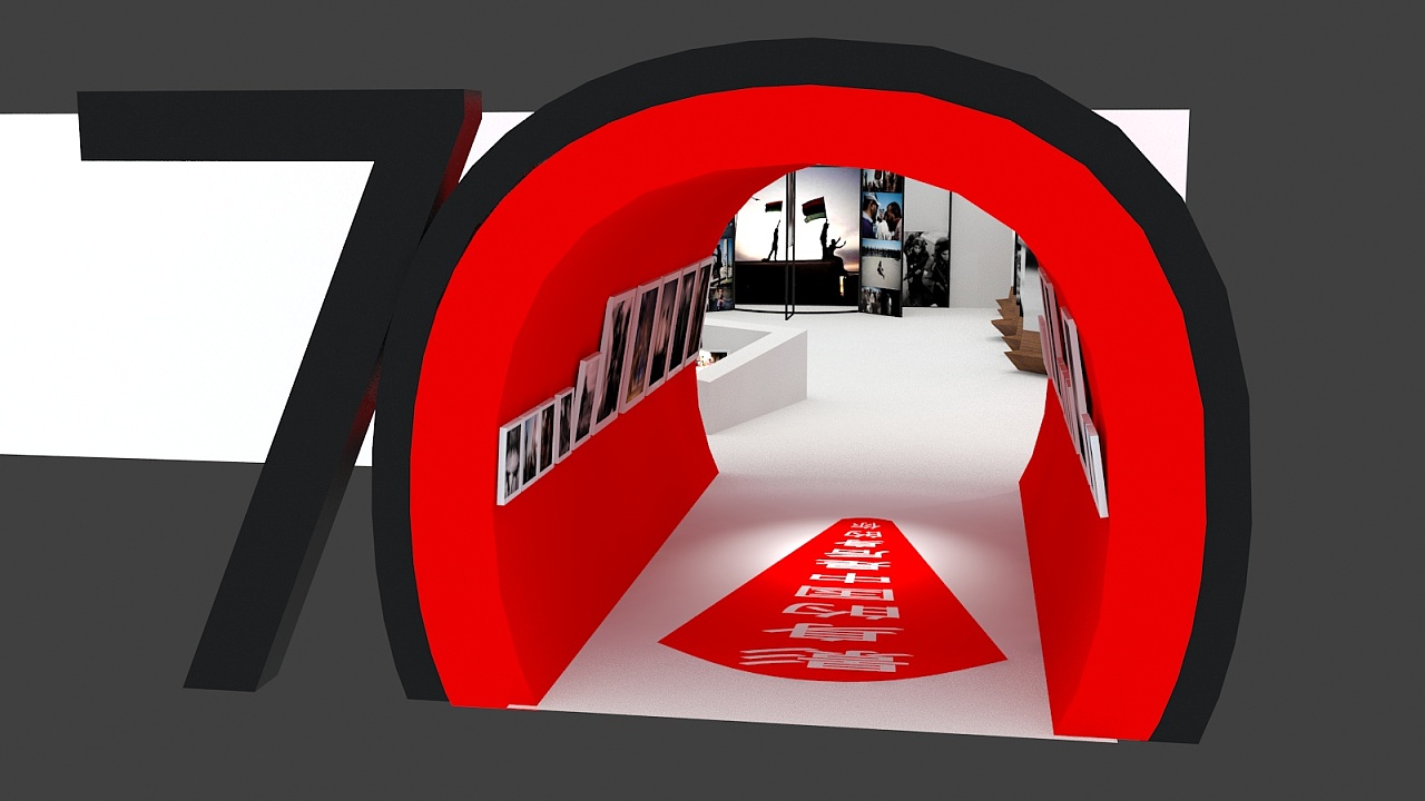 记录人民生活变化的摄影展|空间|展陈设计|是三寿啊 - 原创作品