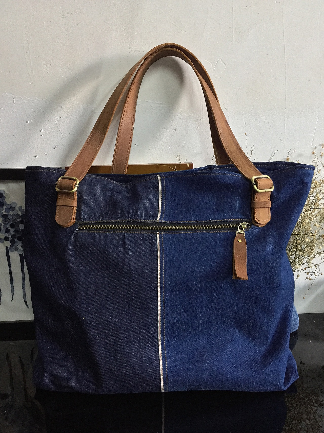 火星老菜-手工牛仔包