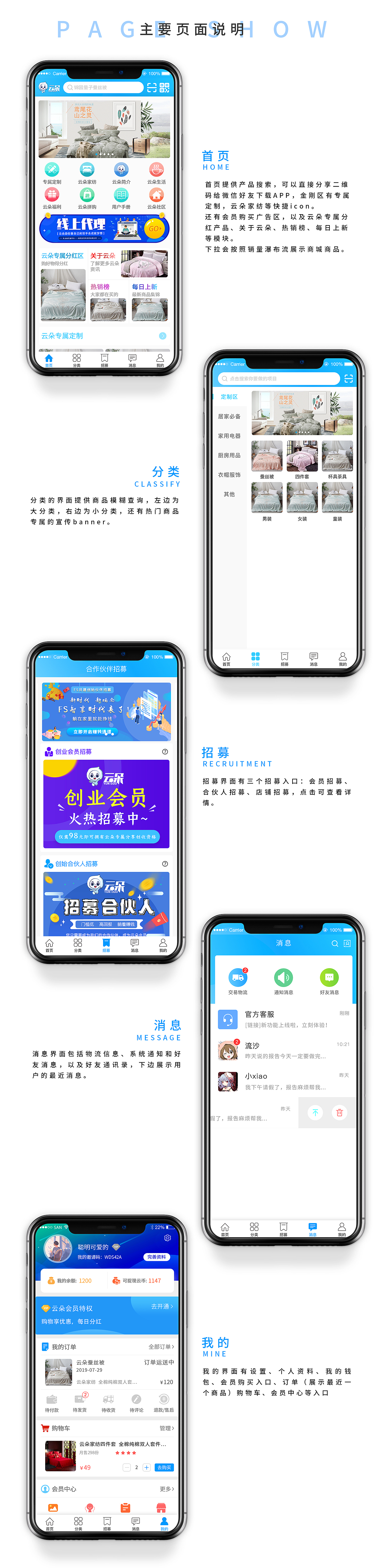 云朵商城APP（圖ZMjA2NzU3MjEy） - APP界面 - 站酷設(shè)計(jì)師ZYJ_1996原創(chuàng)素材 - 站酷ZCOOL