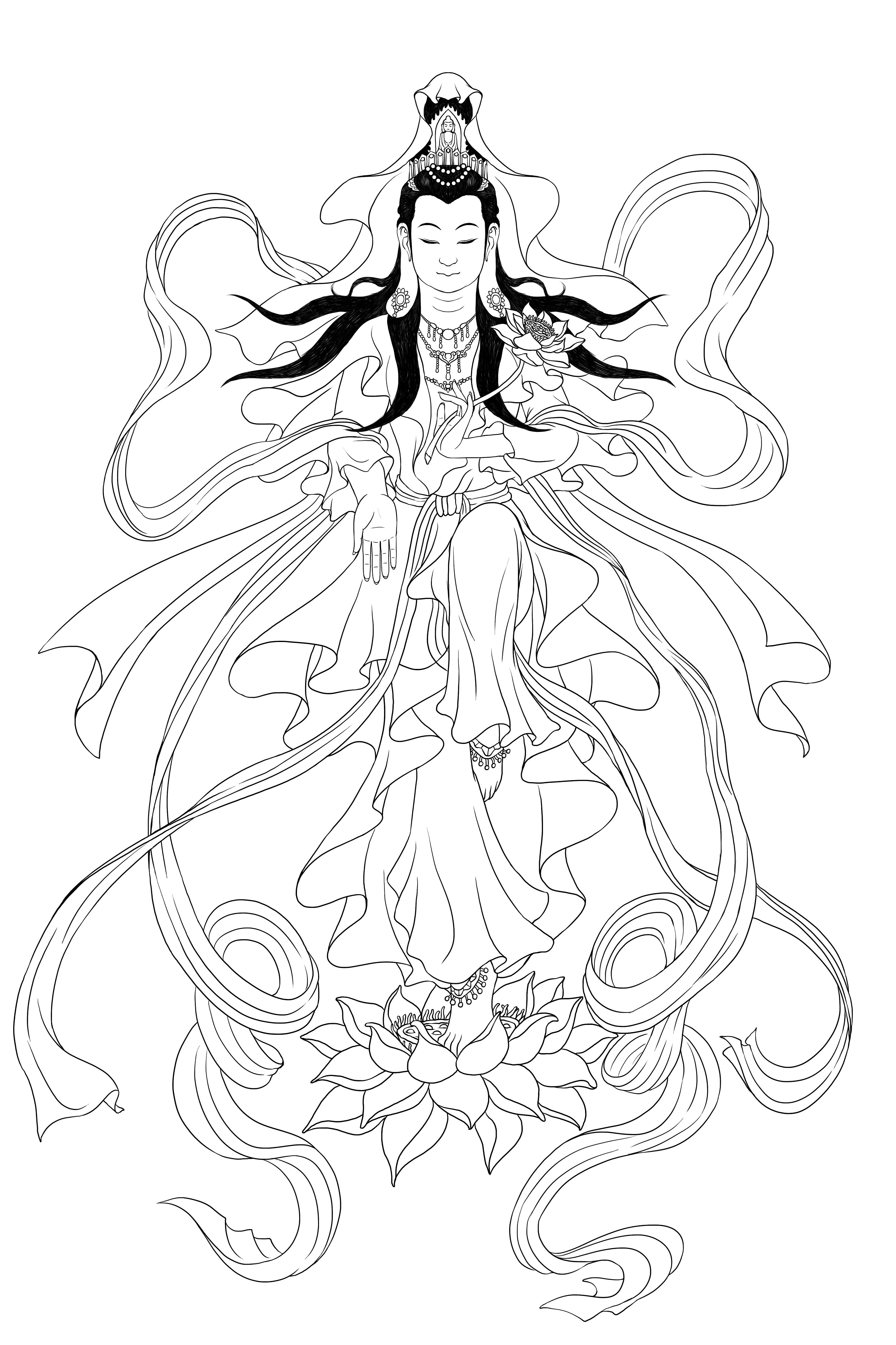 三十三观音----白衣观音