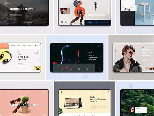 五月WEB概念板式合集