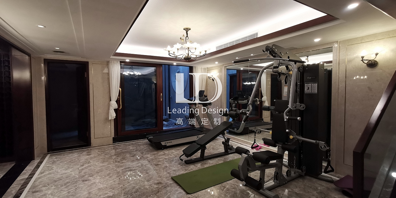 紫檀庄园装修设计,力帆红星广场紫檀庄园新中式装修