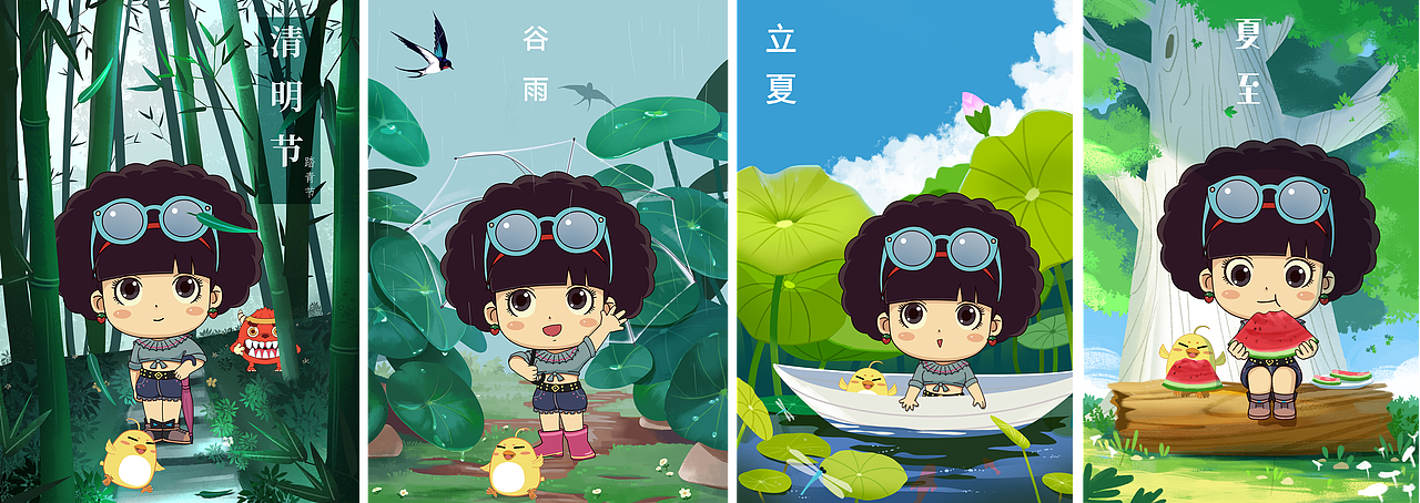 IP插画表现（图ZMjUxMzk2MDky） - 商业插画 - 站酷设计师LIli夕叶原创素材 - 站酷ZCOOL