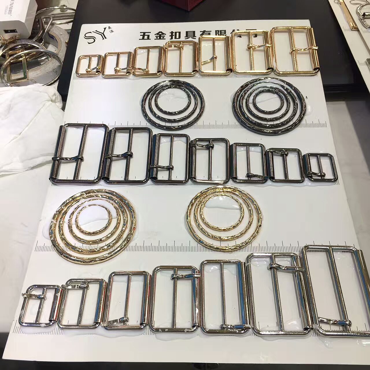 挎包扣具日字扣肩带扣五金标牌衣服环保拉链头复古饰品