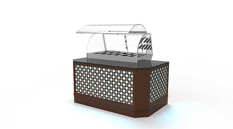 移动布菲台解决方案 酒店布菲台用电解决方案 自助餐台