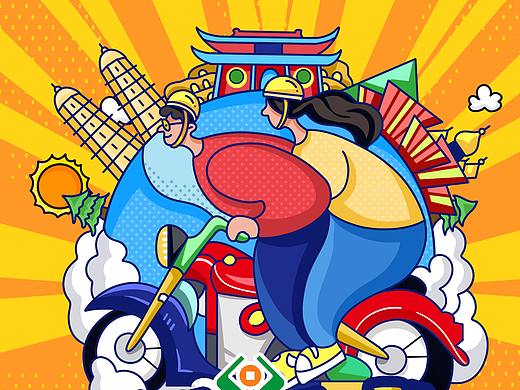 山西-勞動節(jié)（個人主頁-ZNTc5NzQ0MzY=） - 商業(yè)插畫 - 站酷設計師陣雨與余原創(chuàng)素材 - 站酷ZCOOL