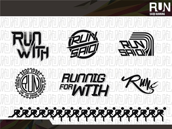 赛琪功能运动装备 :) 跑步系列的一些标识 亲 已商用