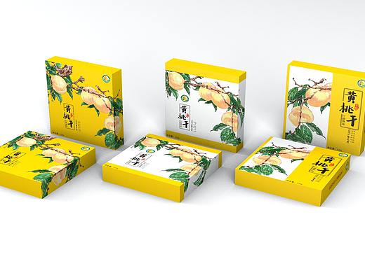 《奉贤黄桃干》包装设计