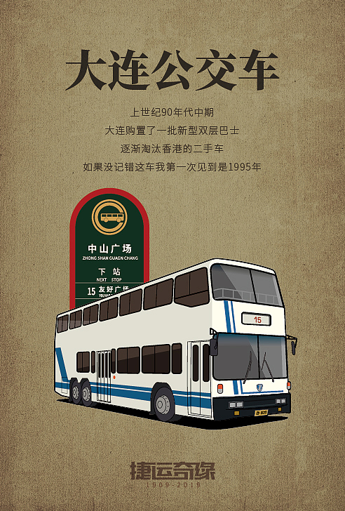 捷运奇缘-我的大连公交车记忆全图