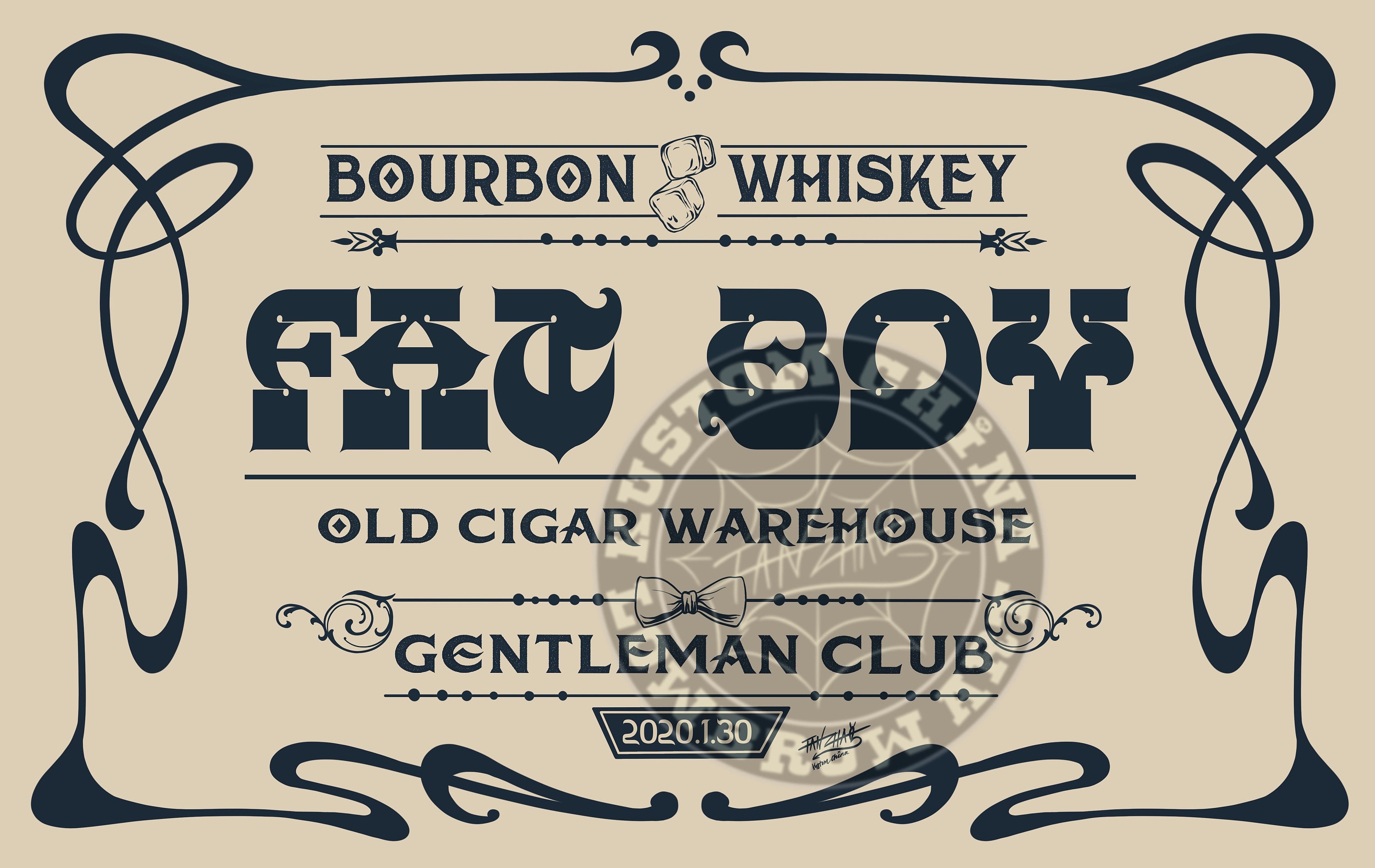 kustom china 美式海报设计 old school poster design