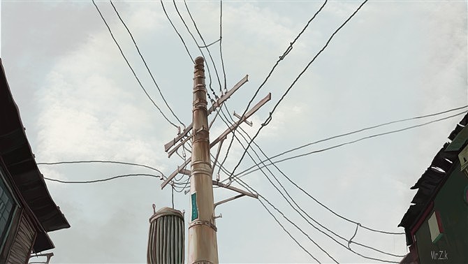 大学期间的动画背景练习（图ZMTk3NzM3NzY=） - 商业插画 - 站酷设计师iplane原创素材 - 站酷ZCOOL