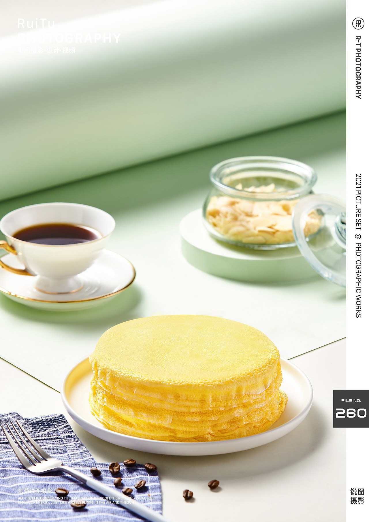 美食摄影｜榴梿千层 [ 平面+视频 ]｜东莞锐图摄影（图ZMjQ5NDgzODI0） - 产品摄影 - 站酷设计师东莞锐图摄影原创素材 - 站酷ZCOOL