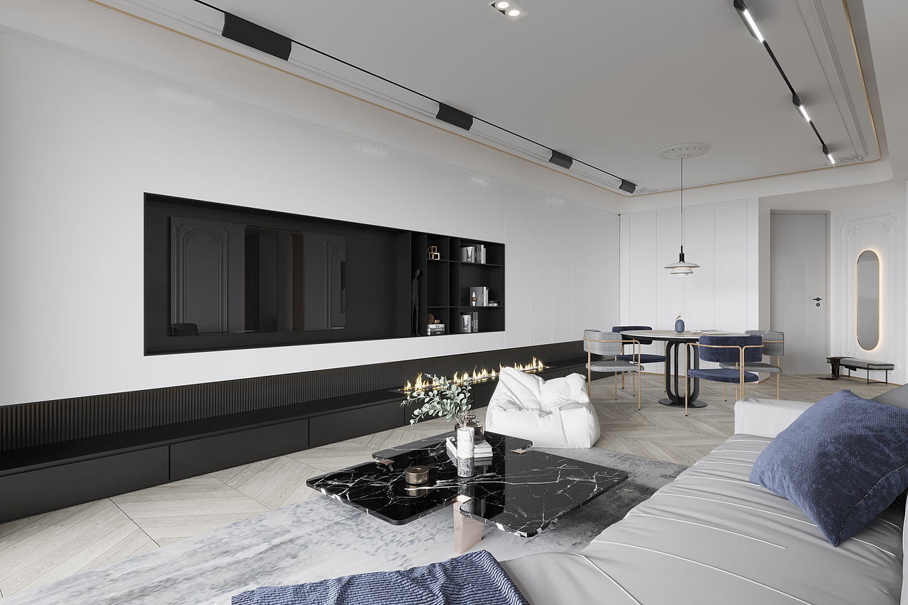 上海仁恒濱江住宅設(shè)計項目（圖ZMjE5NTQ1NzA0） - 家裝設(shè)計 - 站酷設(shè)計師潮狗先生原創(chuàng)素材 - 站酷ZCOOL