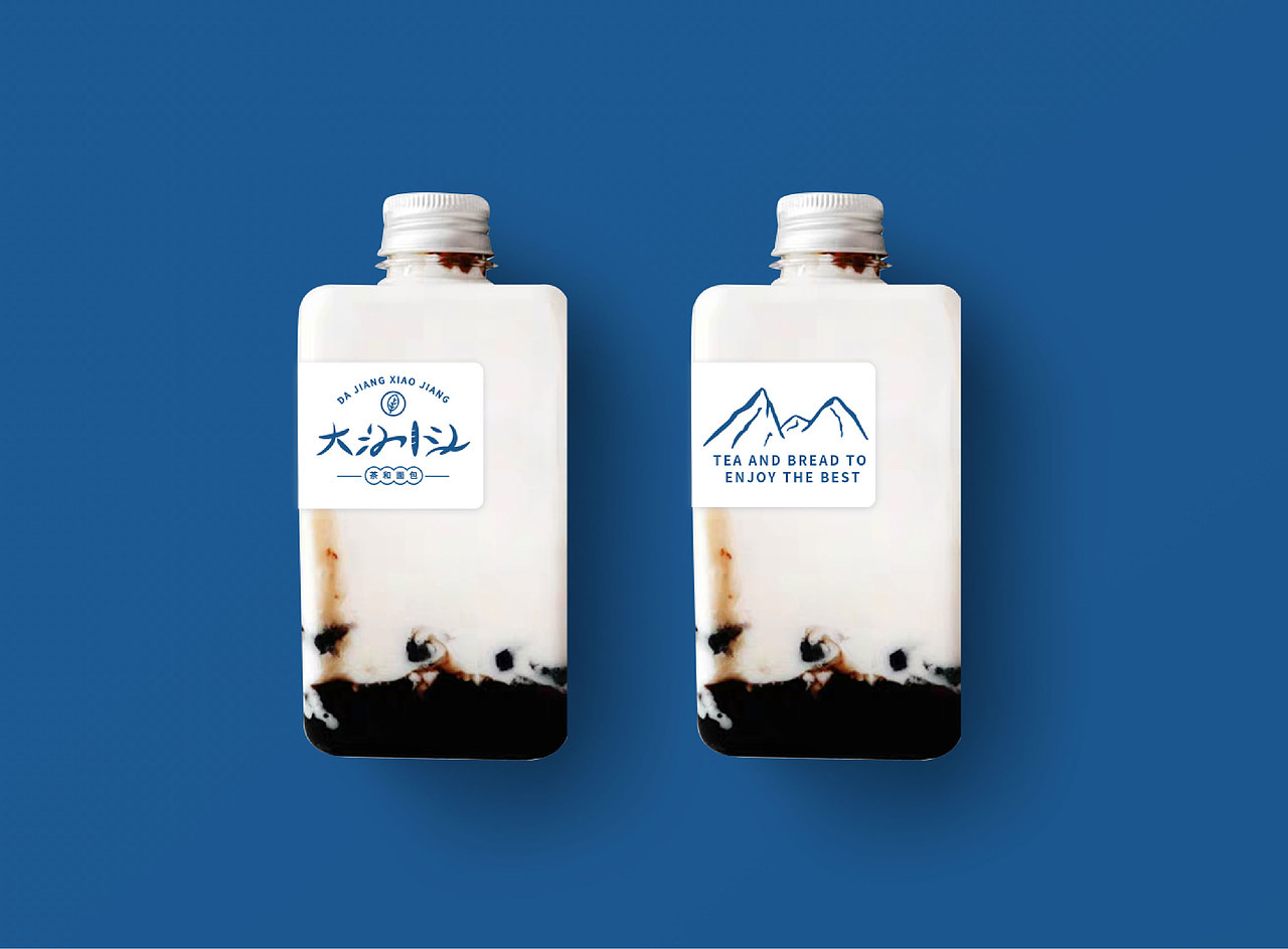 无野品牌策划全案案例 | 大江小江茶饮品牌设计（图ZMTcxNzA5MTE2） - 品牌 - 站酷设计师无野品牌策划原创素材 - 站酷ZCOOL