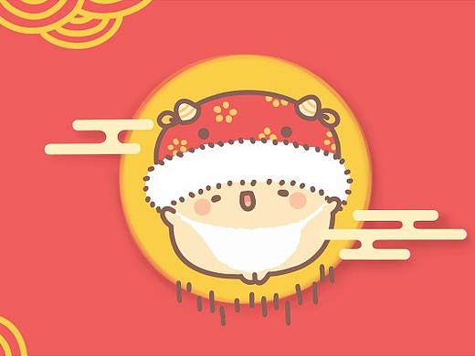 【表情包】豚鼠爪爪3新年快乐