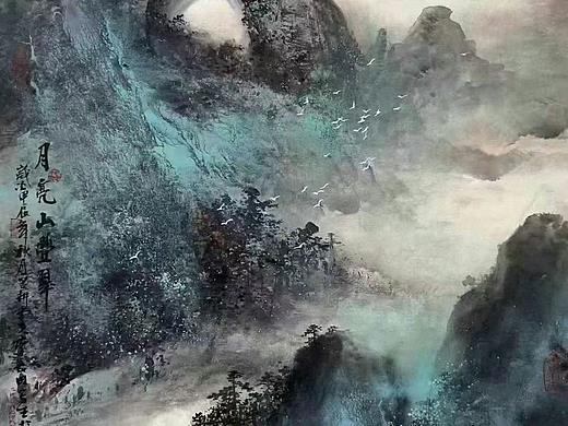 画家李长田老师作品 尺寸：​46x68cm ​收藏