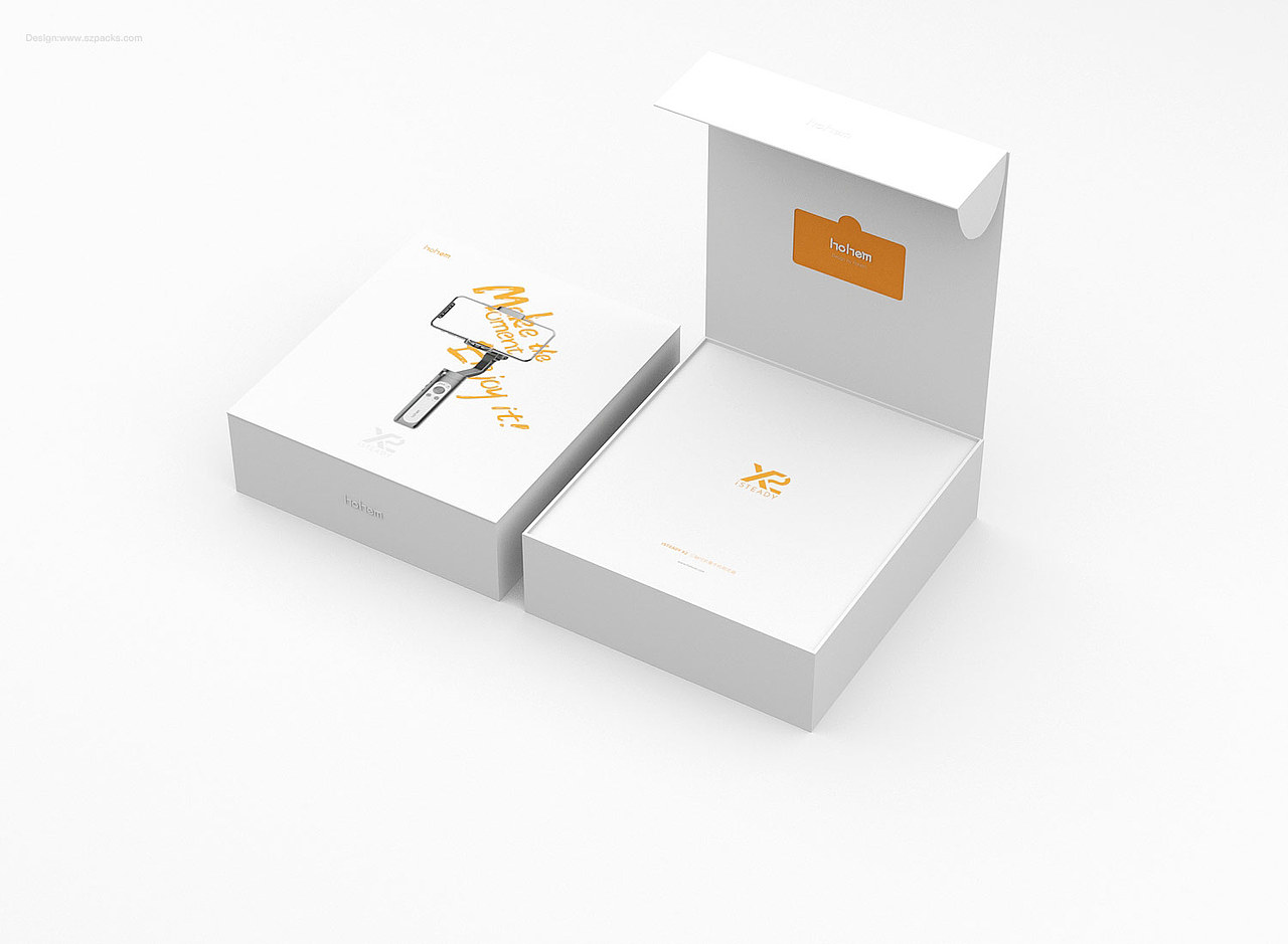 手机稳定器包装设计策划_电子产品包装设计案例