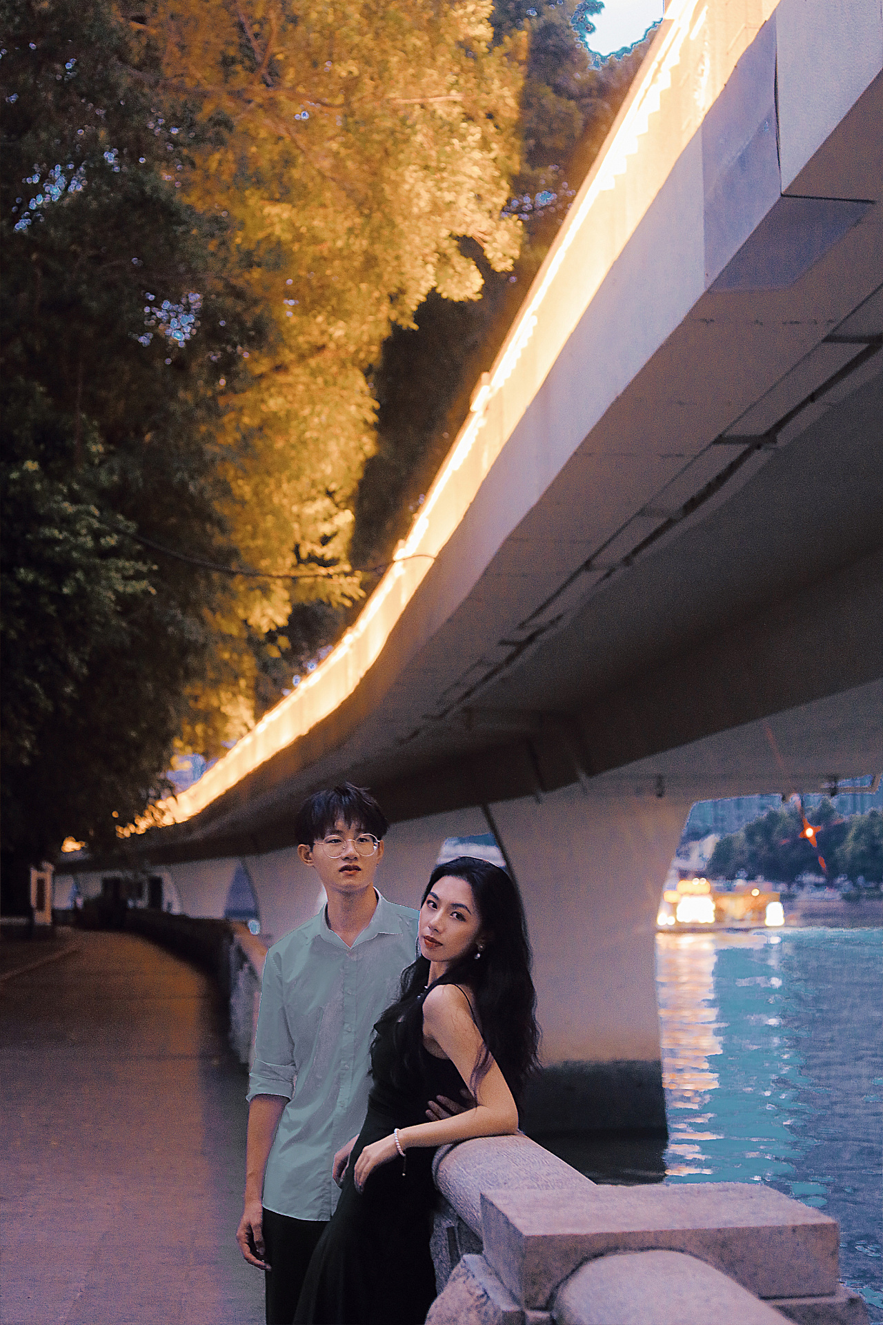 客片 复古港风情侣写真