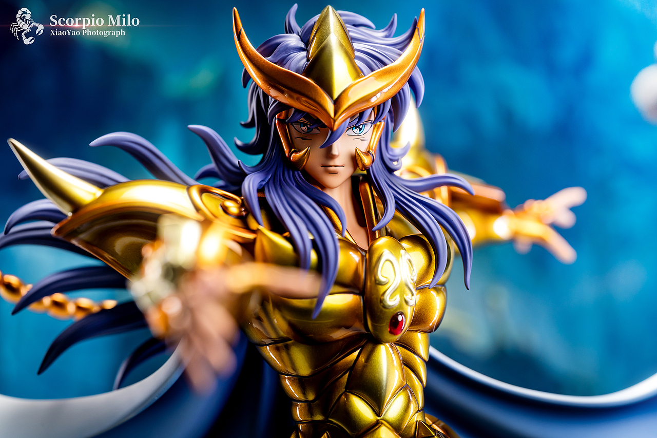 黄金圣斗士! 天蝎座雕像摄影