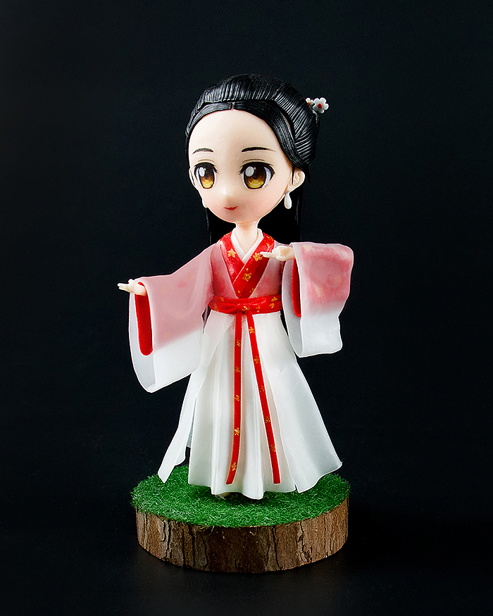 小戏骨白蛇传版白素贞黏土手办