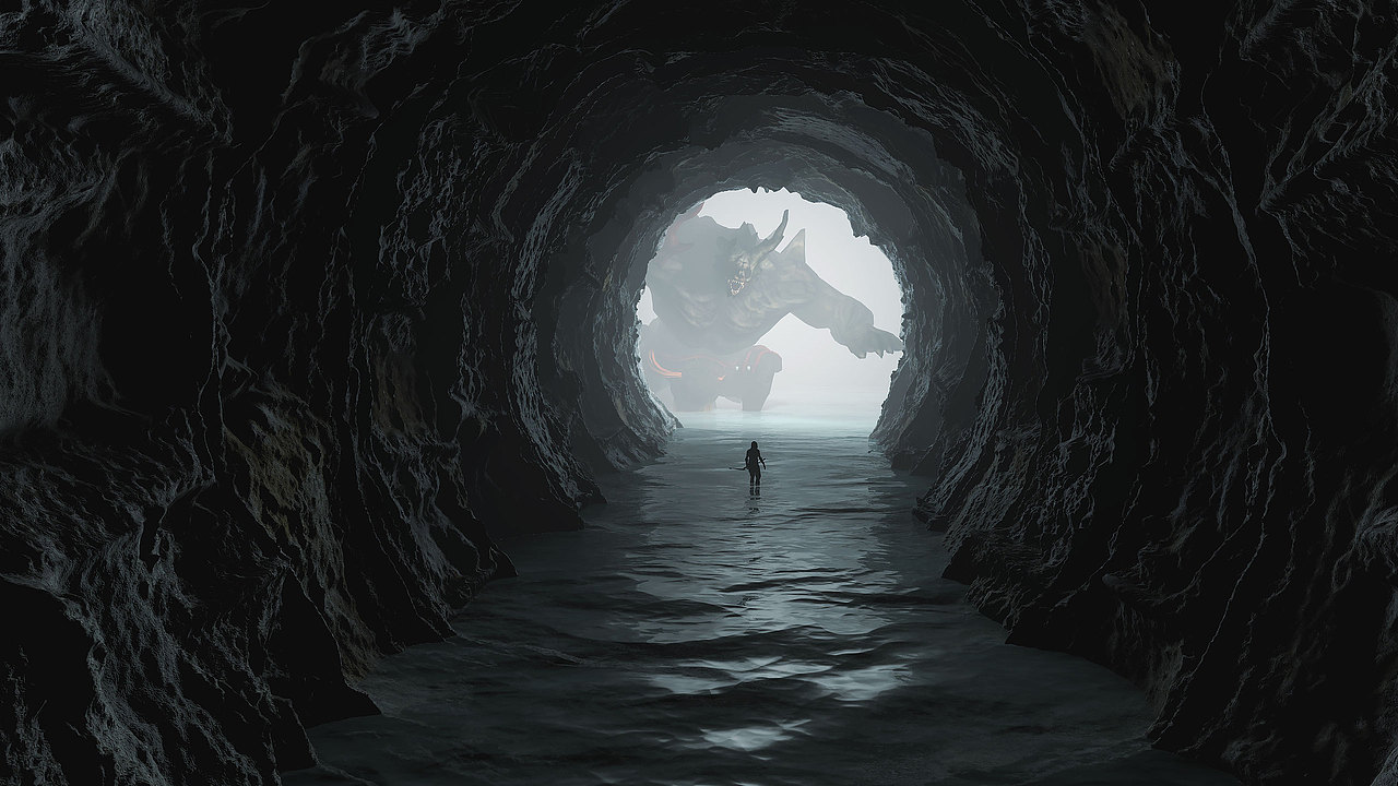 洞穴科幻场景练习