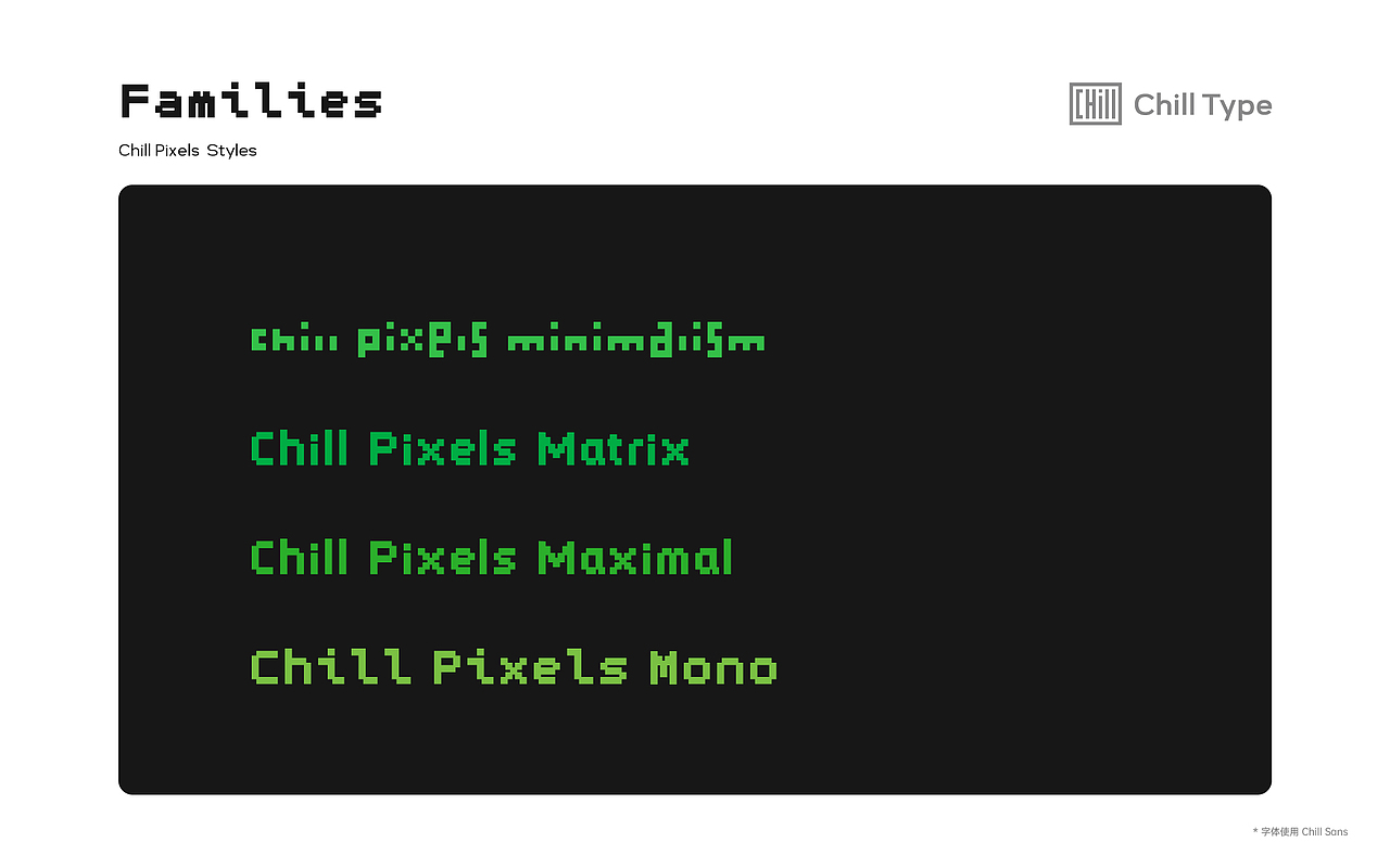 Chill Pixels (免费商用）（图ZMjc5NzYxMTky） - 字体/字形 - 站酷设计师萧熠Siue原创素材 - 站酷ZCOOL