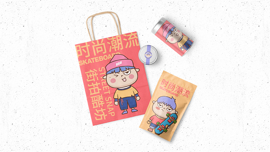 街拍酷坊卡通IP&品牌设计（图ZMTk3MTI4MzQw） - 概念设定 - 站酷设计师浅草初月原创素材 - 站酷ZCOOL