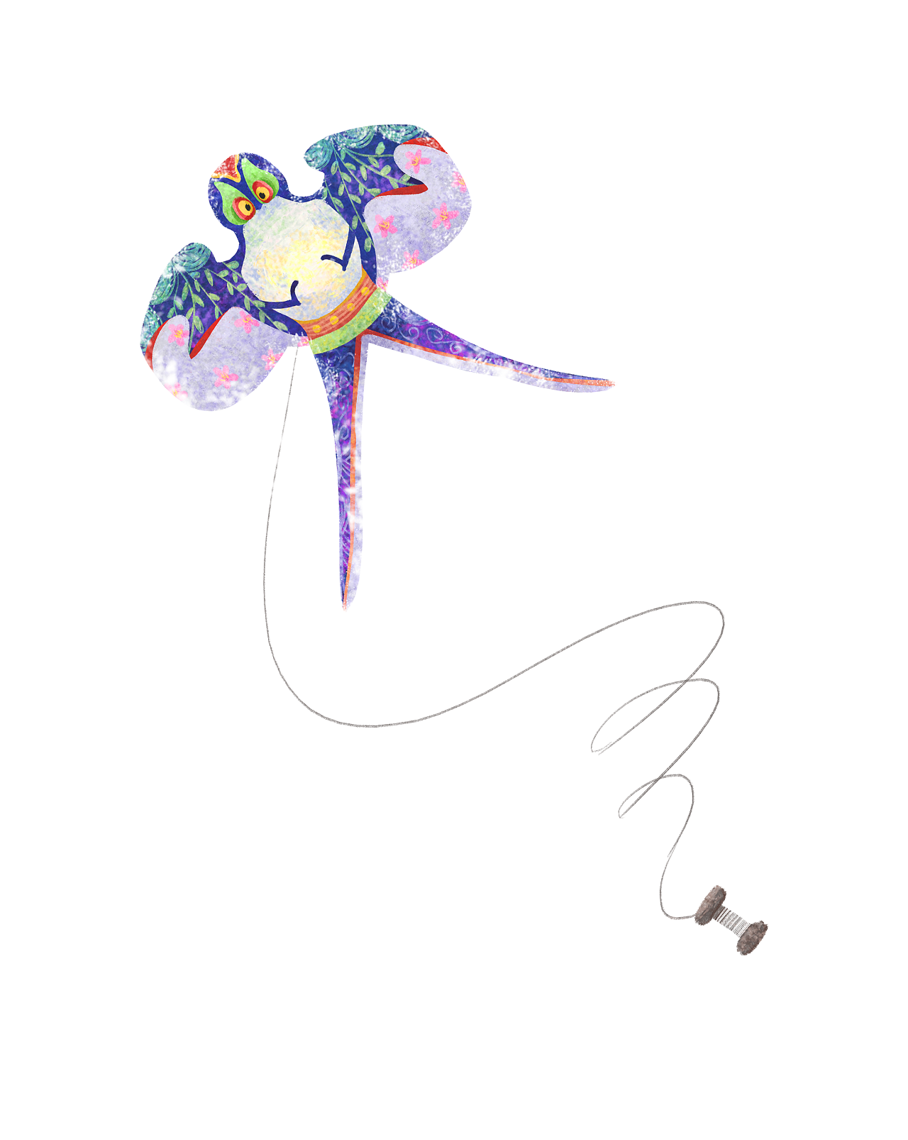 一组风筝|插画|商业插画|海月sea - 原创作品 - 站酷 (zcool)