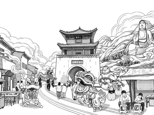 大伾山庙会