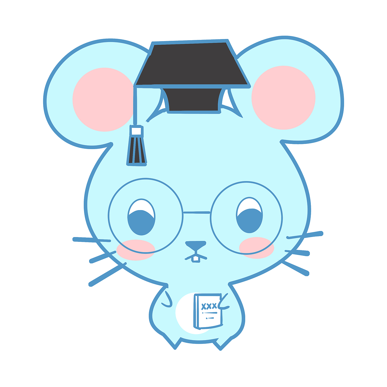 书鼠爱阅读（图ZMjE0NDcxOTY4） - 艺术插画 - 站酷设计师一白冉冉原创素材 - 站酷ZCOOL