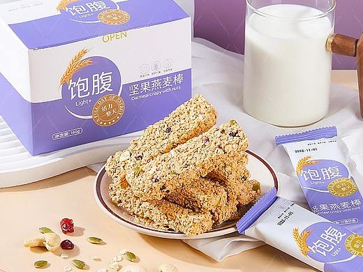 坚果燕麦棒|美食摄影|电商摄影×哈哈淘