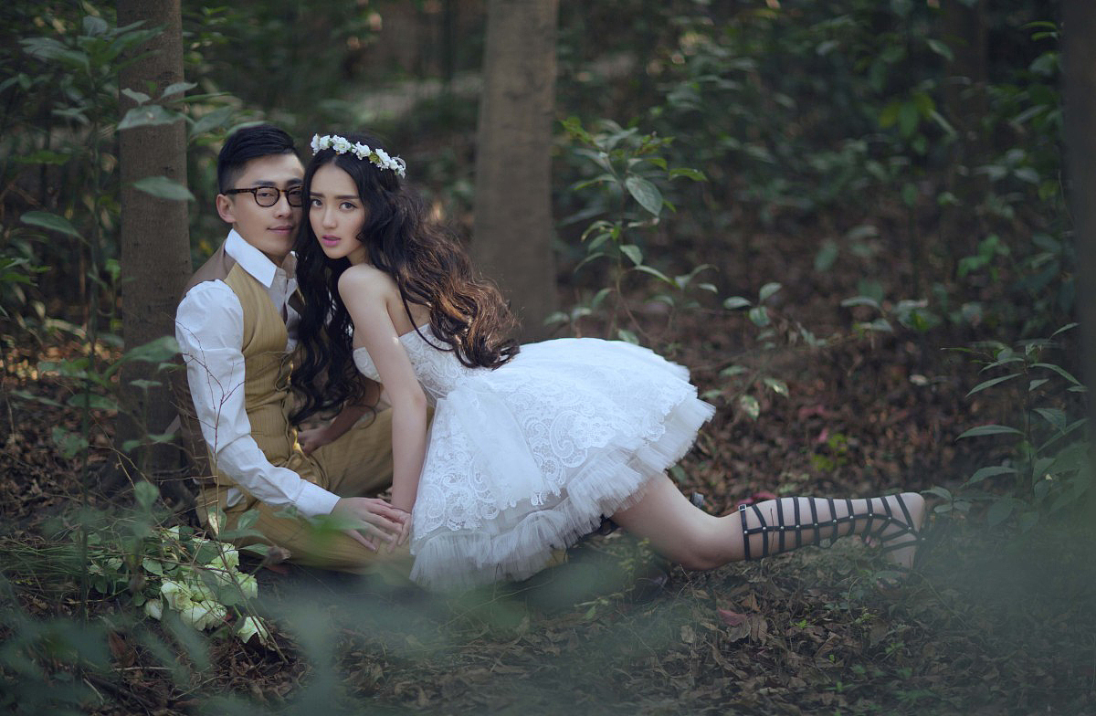 【花生糖摄影】Mr.余海&Ms.张洁（图ZNzMyMTQ4NjQ=） - 人像摄影 - 站酷设计师花生糖婚纱摄影原创素材 - 站酷ZCOOL