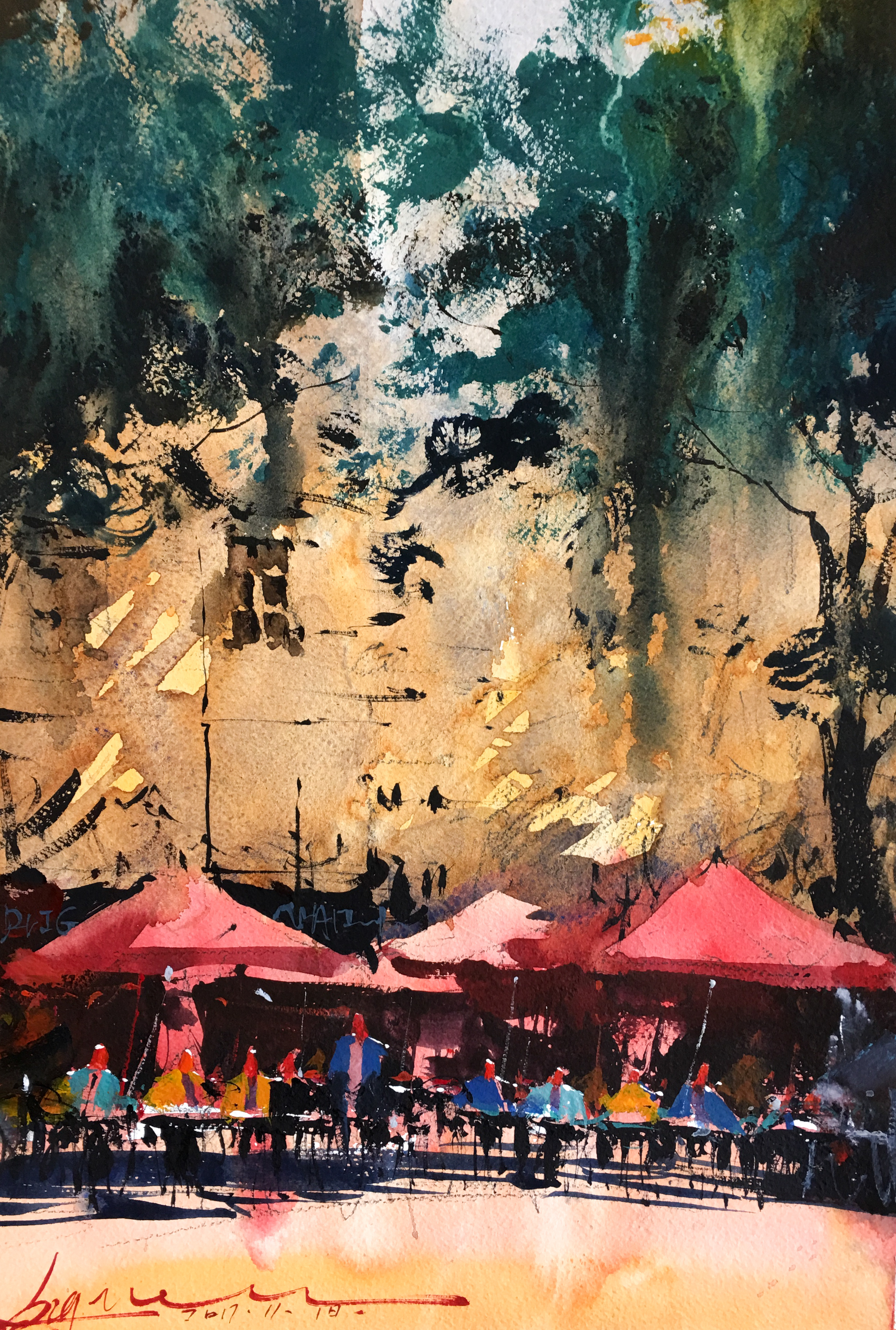 水彩街景速涂-第六波