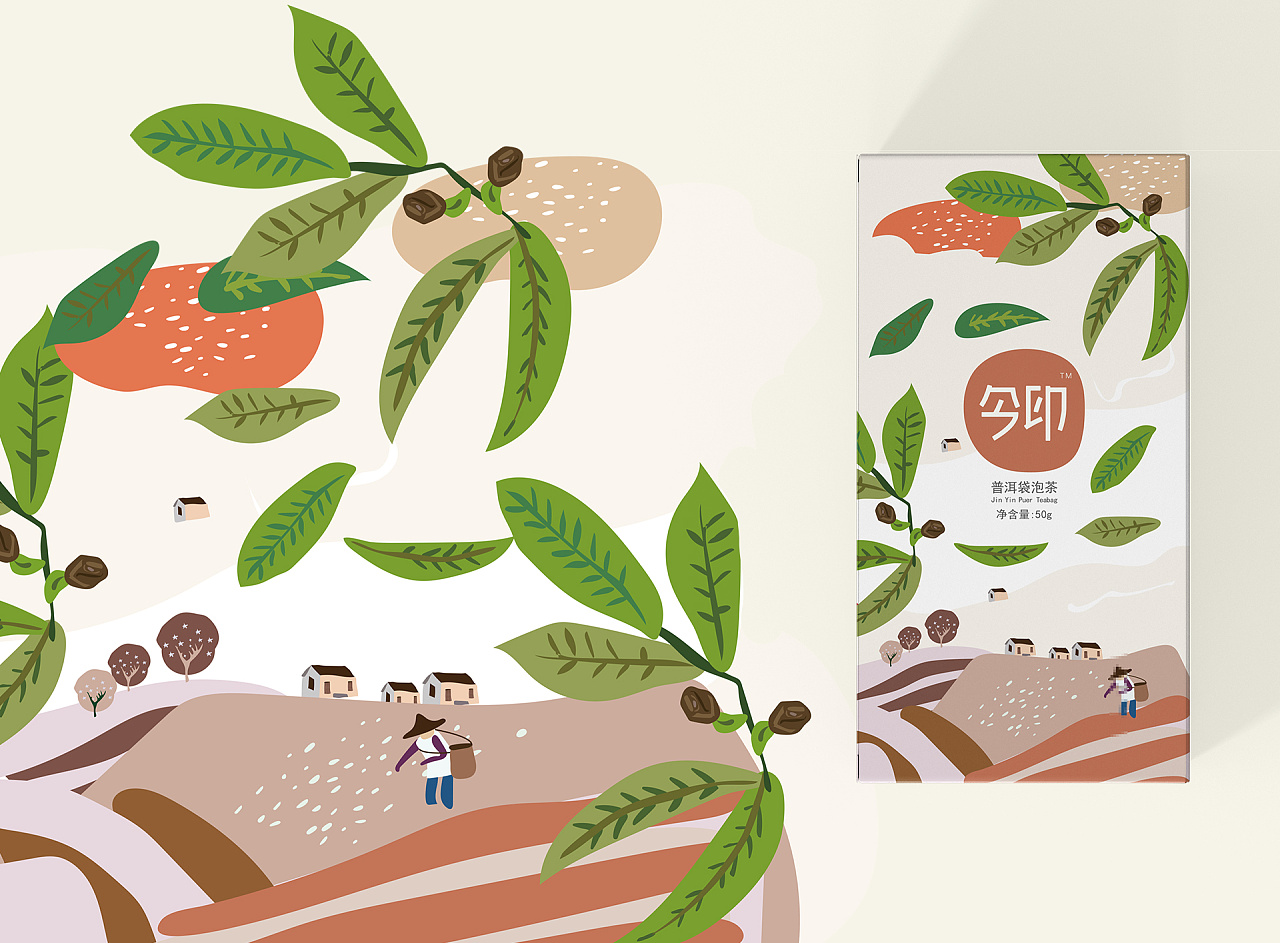 茶包包装设计 1989百万创意无限|插画|商业插画|1989百万创意无限