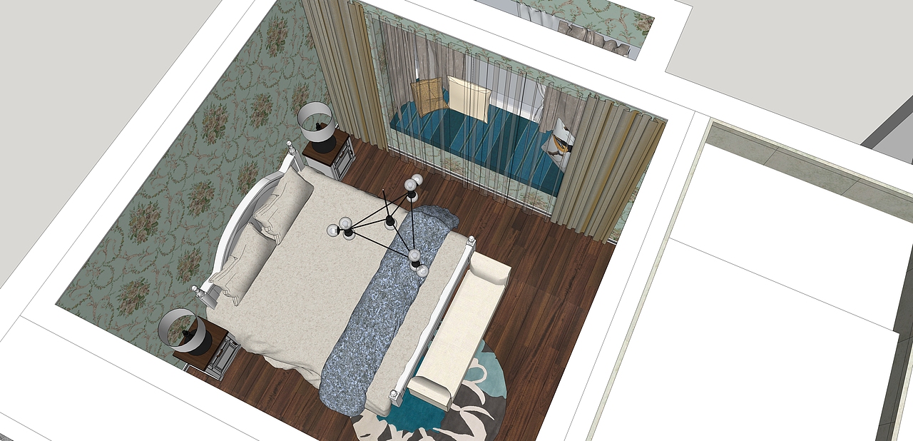 1612期学员入学四周以后SU模型表现作品