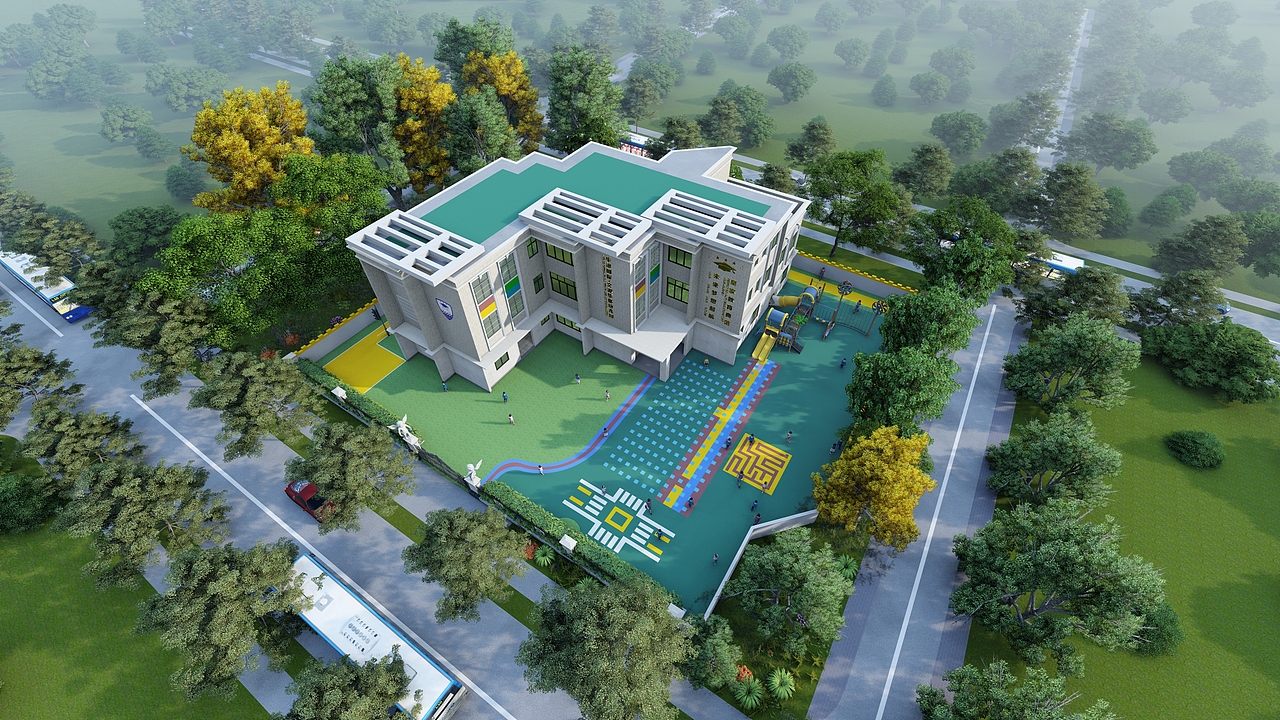 幼儿园建筑（图ZMjAyNzY0OTI0） - 建筑设计 - 站酷设计师BET不会设计原创素材 - 站酷ZCOOL