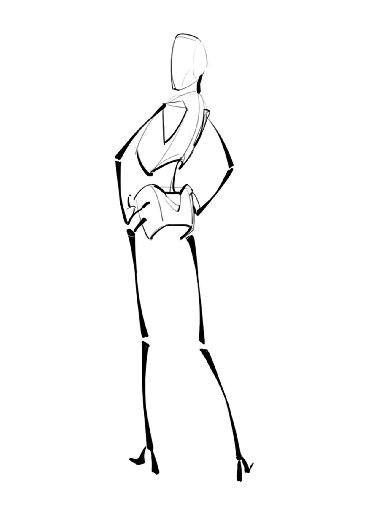 九种不同站姿的火柴人动态