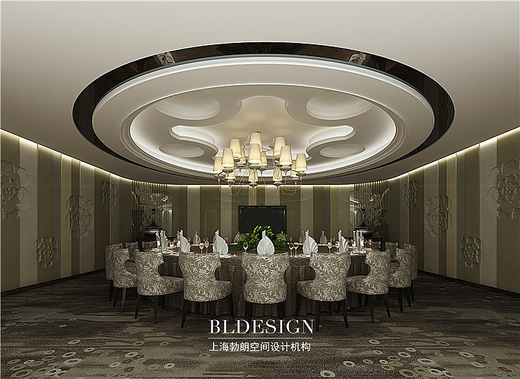 商丘餐饮会所设计公司——河南商丘锦荣饭庄高端餐饮空间设计案例（图ZNjI5NTU3MTY=） - 家装设计 - 站酷设计师郑州餐厅设计公司原创素材 - 站酷ZCOOL