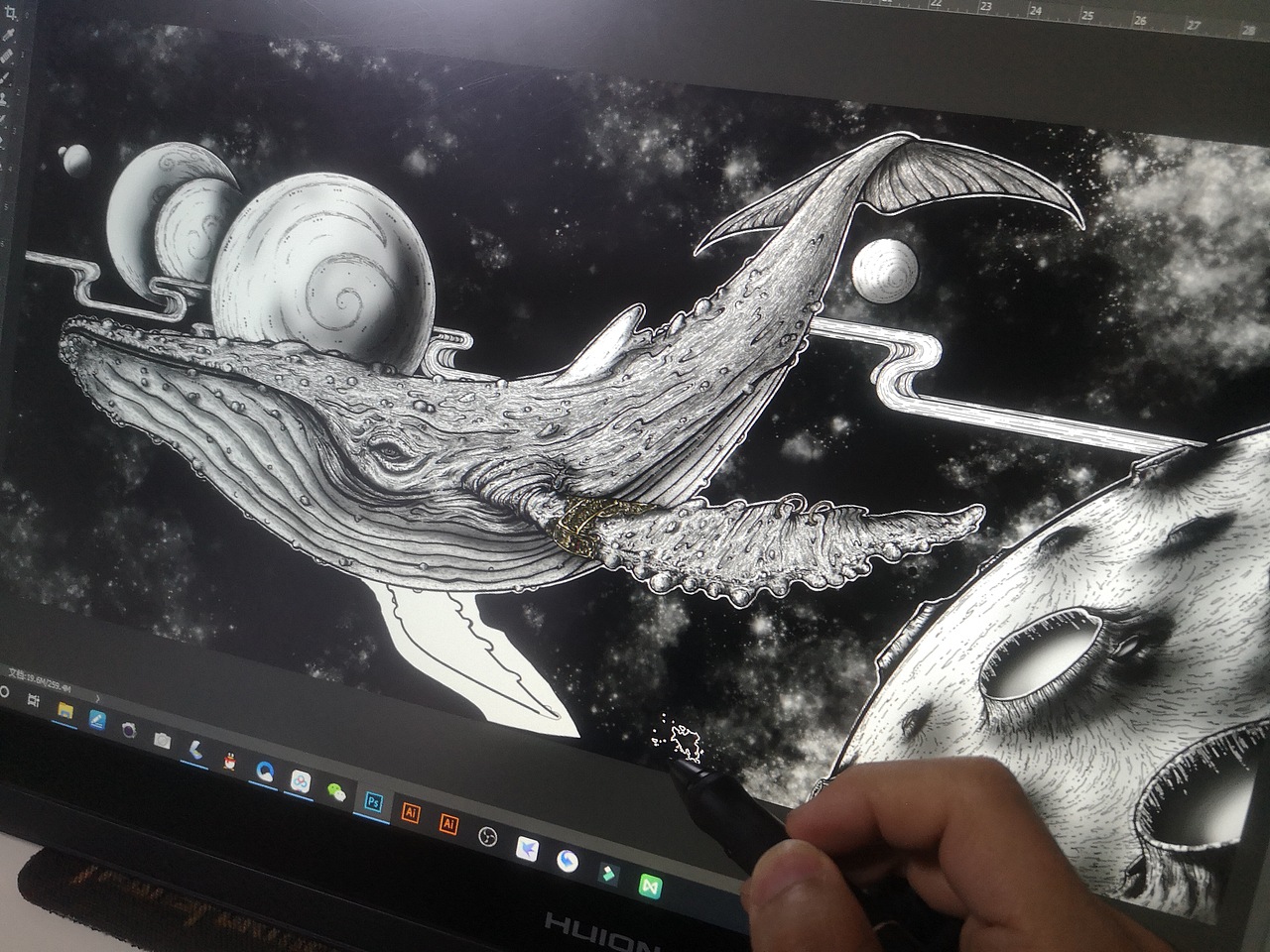 2020.03.19宇宙座头鲸(本图送给郭兵娟同学)