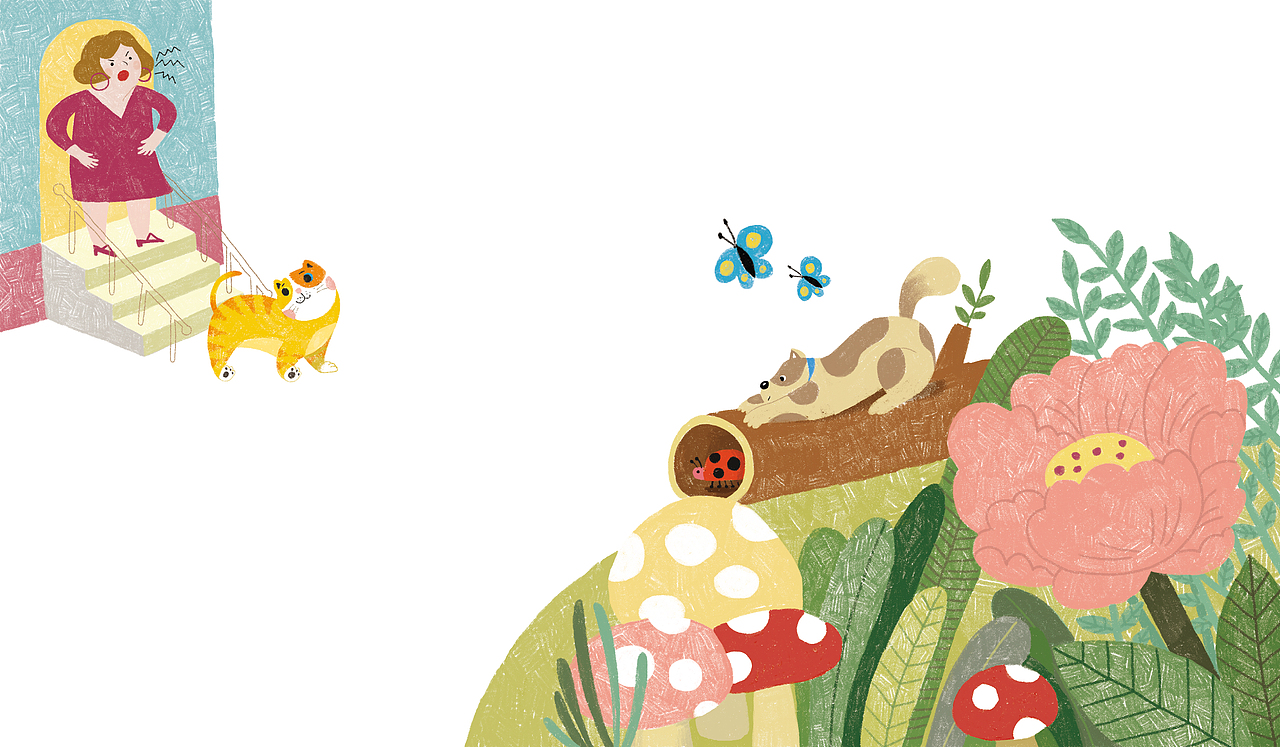 《小狗的小房子》儿童图书插画(已出版)