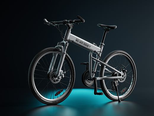 山地自行车模型|freeform建模|c4d渲染效果图