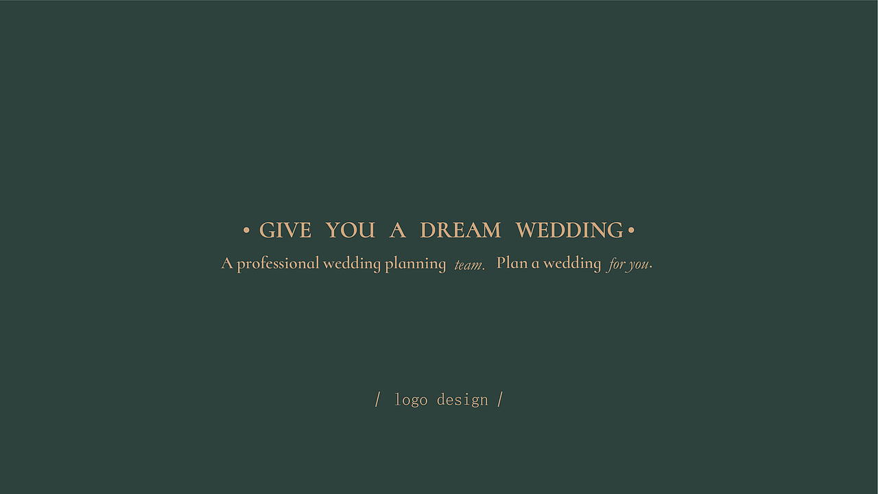 miss 婚纱摄影logo设计