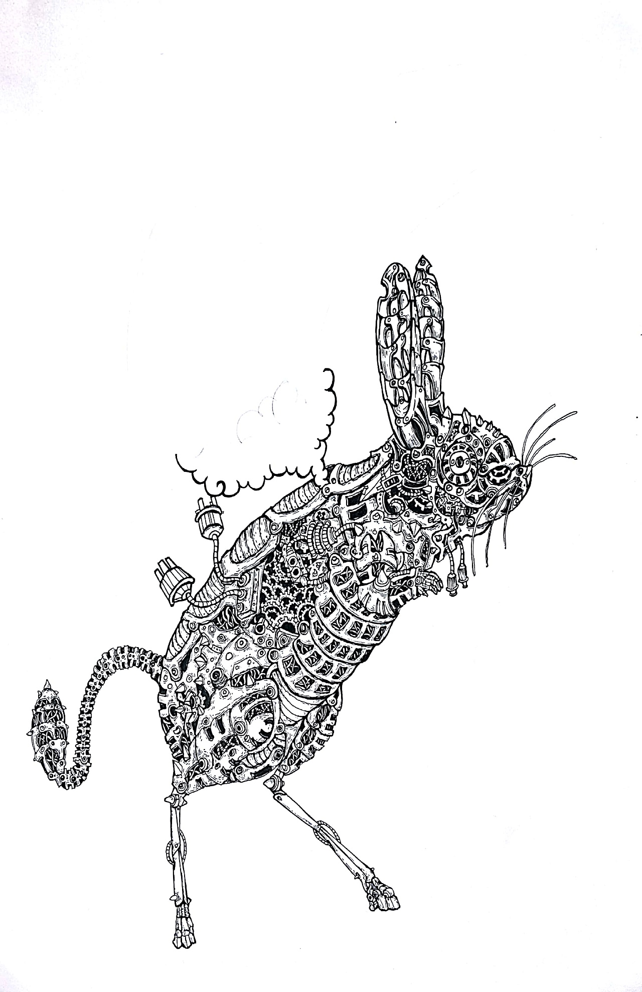 机械兔92|插画|创作习作|李酱儿 - 原创作品 - 站酷 (zcool)