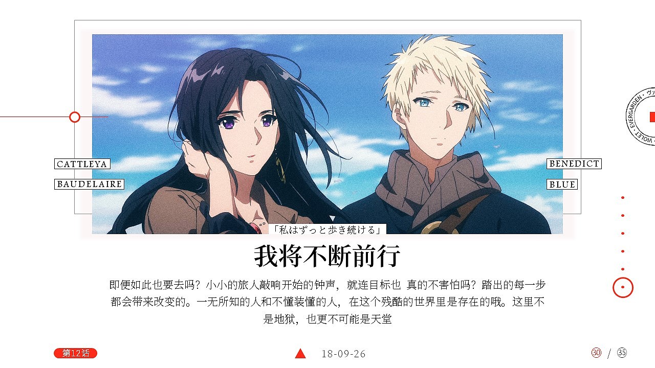 【椰子的叶】紫罗兰永恒花园