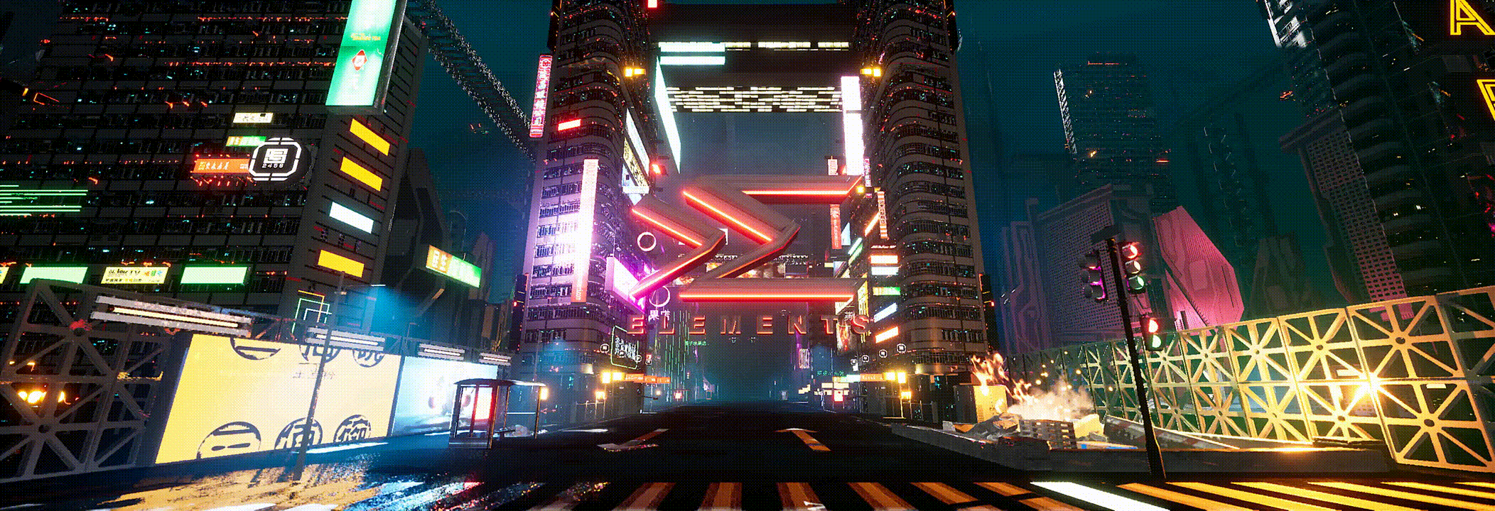 赛博朋克城市（图ZMjQxNjAyNTE2） - 场景 - 站酷设计师异域镇幻曲原创素材 - 站酷ZCOOL