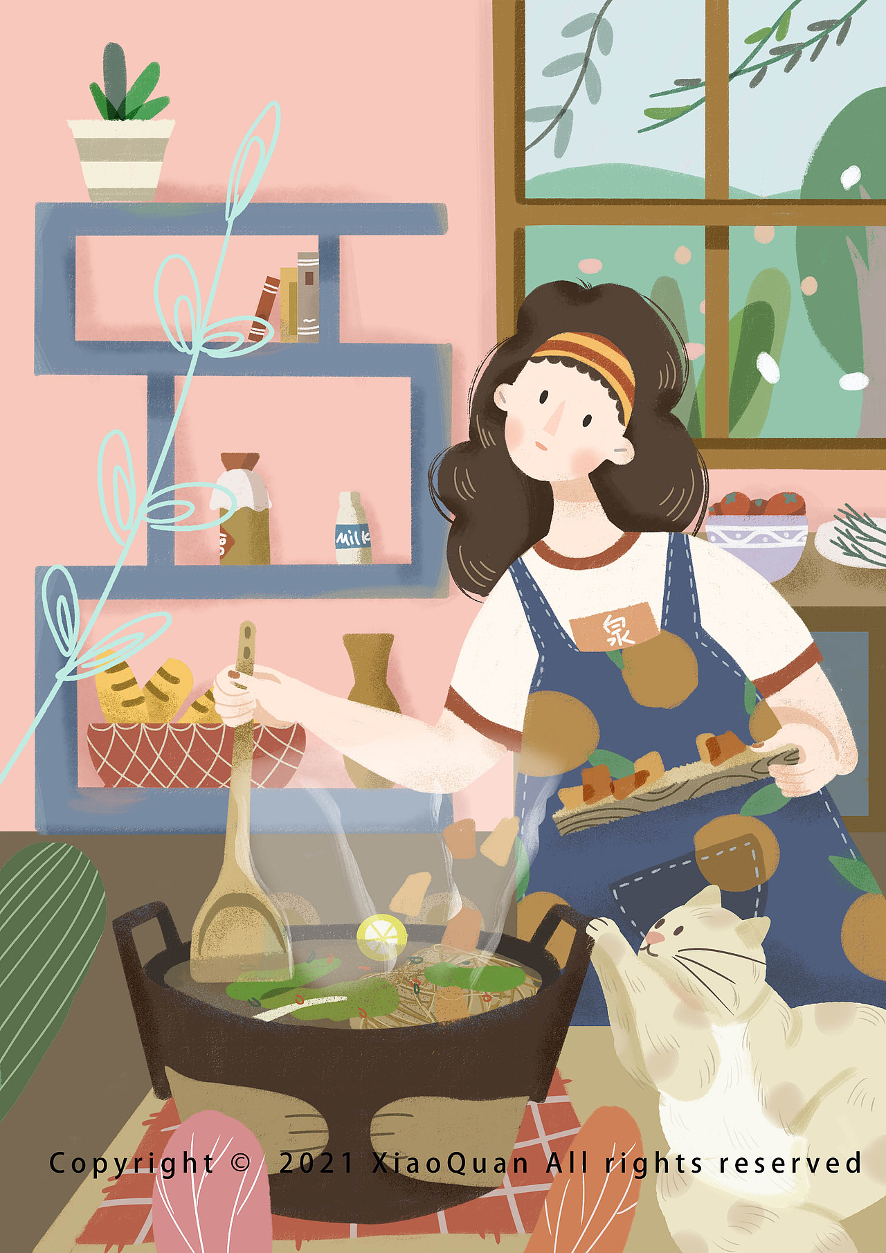 原创插画｜绘制过程 |小场景（图ZMjQyNzkwNTM2） - 商业插画 - 站酷设计师一口小泉原创素材 - 站酷ZCOOL